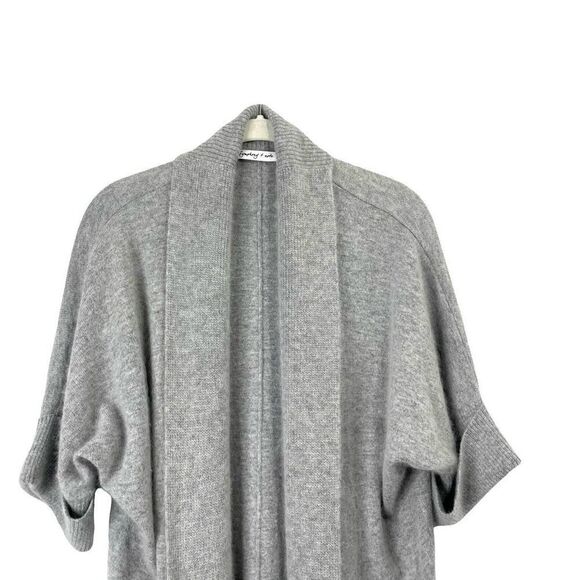 Symphony + Note 100% cashmere twin set cardigan & shell Size M grey lagenlook - Picture 3 of 16